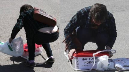 Российская оппозиция: позорный вид сзади Российская оппозиция: позорный вид сзади