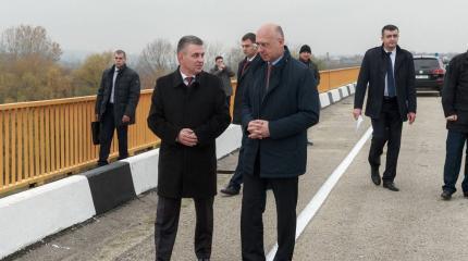 Открыт мост через Днестр между  Молдавией и Приднестровьем