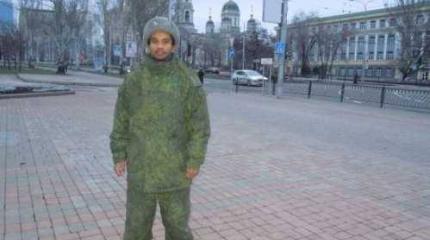 Латышский доброволец отстаивает Новороссию