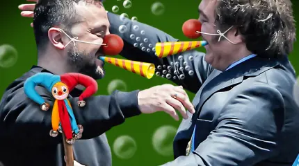 Украина — Аргентина: чего хочет от шоумена Милея кровавый клоун Зеленский? Украина — Аргентина: чего хочет от шоумена Милея кровавый клоун Зеленский?