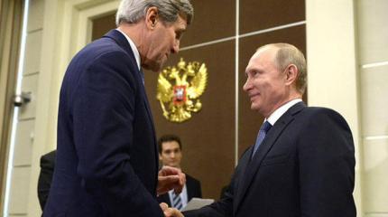 Керри едет к Путину на ковер Керри едет к Путину на ковер