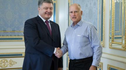 Порошенко: Калифорния должна помочь Украине Порошенко: Калифорния должна помочь Украине