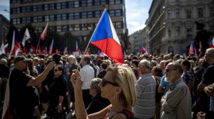 Голос Мордора: власти Чехии оказались не совсем готовы к массовым протестам Голос Мордора: власти Чехии оказались не совсем готовы к массовым протестам
