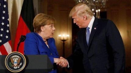 Трамп заявил, что Меркель больше не «суперзвезда» Трамп заявил, что Меркель больше не «суперзвезда»