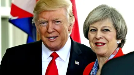 Пресс-конференция Дональда Трампа и Терезы Мэй по итогам переговоров Пресс-конференция Дональда Трампа и Терезы Мэй по итогам переговоров