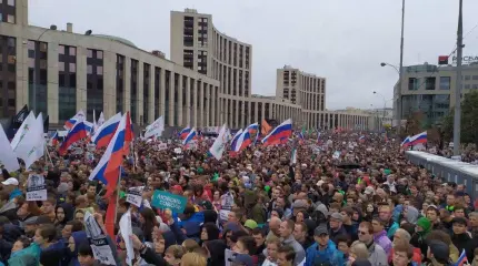 Неудавшаяся революция: протестный потенциал в РФ упал до минимума за год Неудавшаяся революция: протестный потенциал в РФ упал до минимума за год