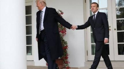 Падение титана или хитрый ход? Несгибаемый Трамп сдался Макрону Падение титана или хитрый ход? Несгибаемый Трамп сдался Макрону