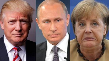 Как общаться с Путиным: Трамп попросит совета у Меркель Как общаться с Путиным: Трамп попросит совета у Меркель