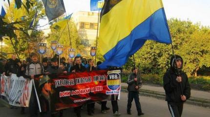 Украинские нацисты хотят провести марш в Харькове Украинские нацисты хотят провести марш в Харькове
