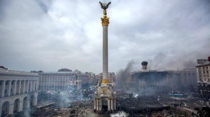 Die Zeit о годовщине Майдана: энтузиазм в Киеве сменяется страхом