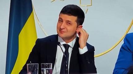 Появились кадры с реакцией Зеленского на слова Путина о Минских соглашениях Появились кадры с реакцией Зеленского на слова Путина о Минских соглашениях