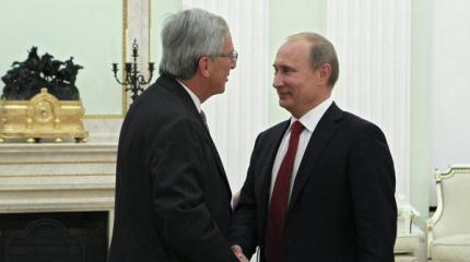 Путин и Юнкер в ходе встречи на ПМЭФ обсудят Сирию и Украину Путин и Юнкер в ходе встречи на ПМЭФ обсудят Сирию и Украину