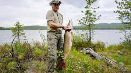 Путин на рыбалке Путин на рыбалке