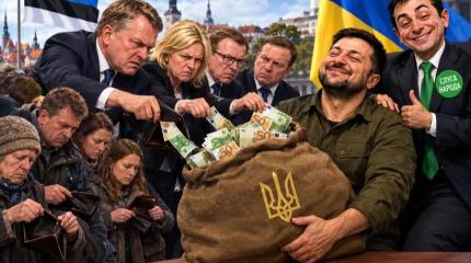 Эстония возмущается Киевом, но продолжает исправно ему отстёгивать