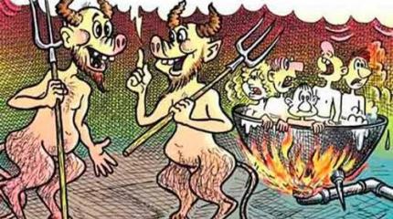 Грешники в котлах – или суть спора русских с украинцами Грешники в котлах – или суть спора русских с украинцами
