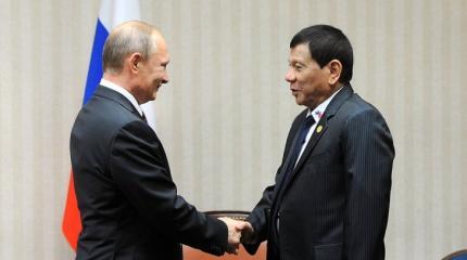 Путин пригласил в Россию назвавшего Обаму сукиным сыном Родриго Дутерте Путин пригласил в Россию назвавшего Обаму сукиным сыном Родриго Дутерте