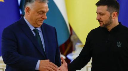 Зеленский пытается сыграть на Орбане Зеленский пытается сыграть на Орбане