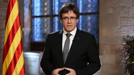 Триумфальное возвращение Пучдемона в Каталонию Триумфальное возвращение Пучдемона в Каталонию