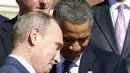 Путин смеется над речью Обамы