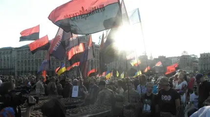 В администрации Одессы националисты из «Правого сектора» устроили погром