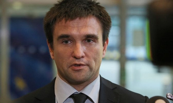 Глава МИД Украины Климкин в Израиле просит прощения за голосование в ООН