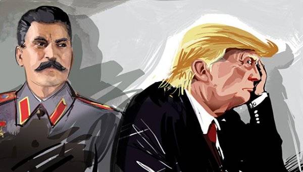 И до Трампа дотянулся проклятый Сталин!