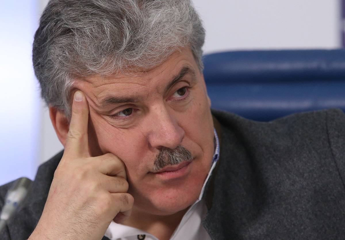 Грудинин вернулся на дебаты, чтобы снова с них сбежать
