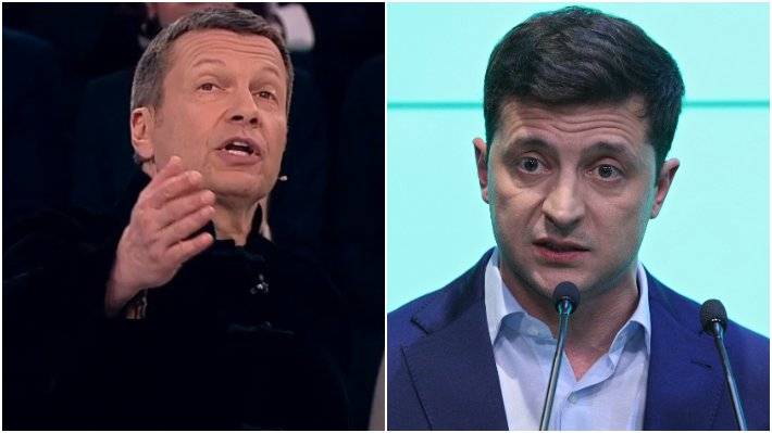Соловьев высмеял «номер» Зеленского с изгнанием чиновника