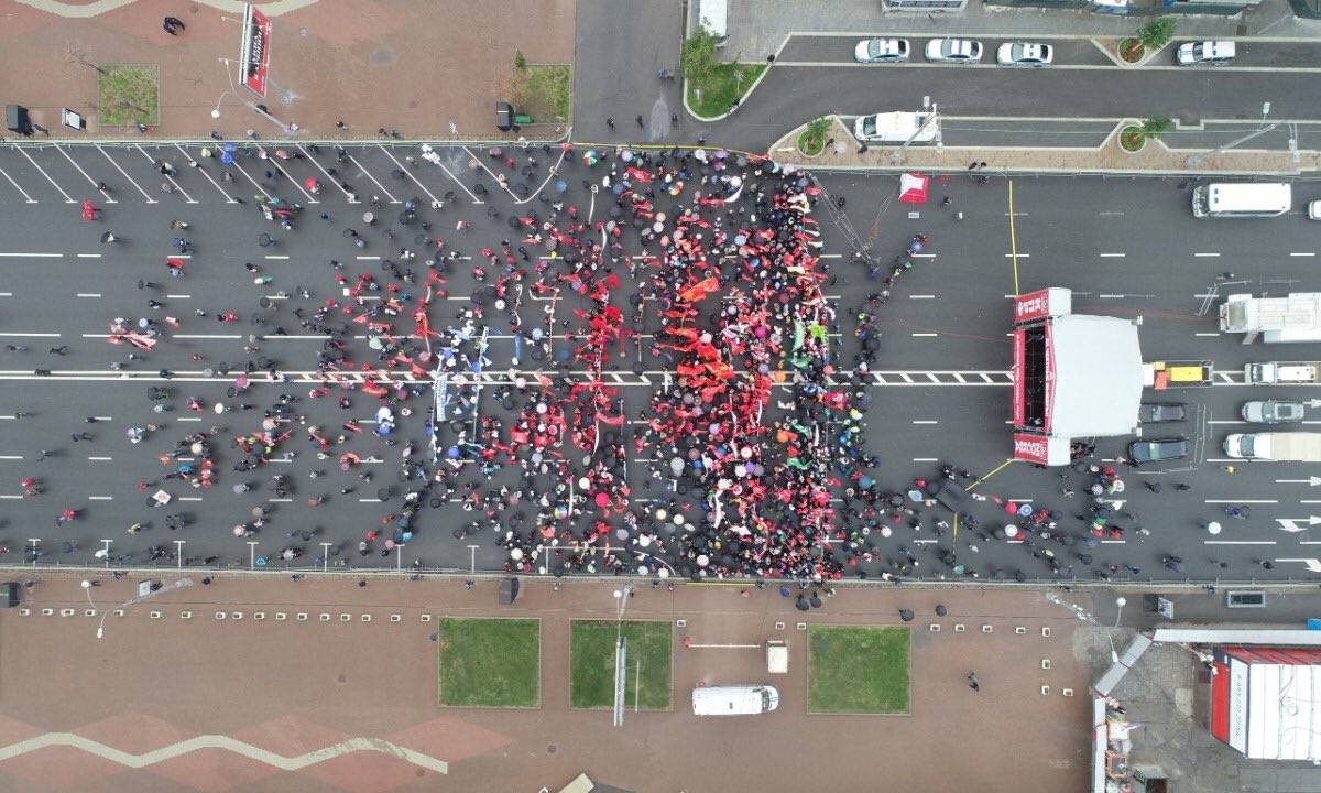 Полный провал: на митинг на проспект Сахарова вышло менее 5 тысяч человек