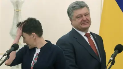 Савченко обвинила Порошенко во вранье про войну на Донбассе