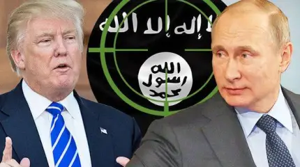 Путин и Трамп пытаются поднять флаг над «игиловским рейхстагом»