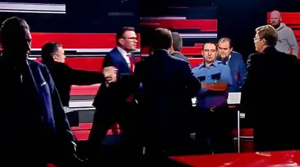 Украинские политологи подрались в программе Соловьева