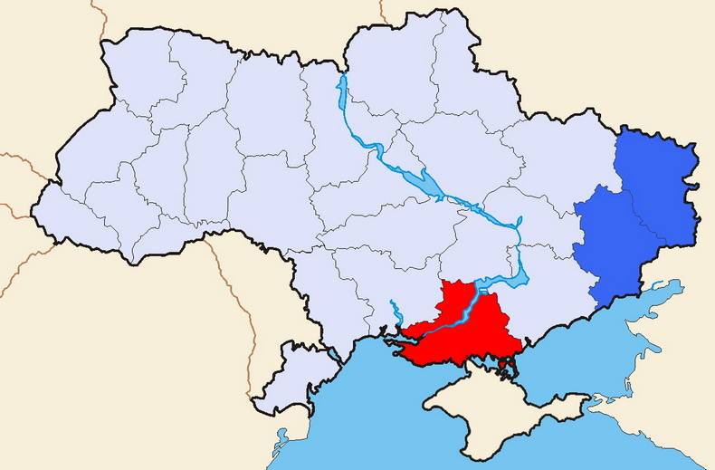 В Крыму назвали территории Украины, которые войдут в состав России