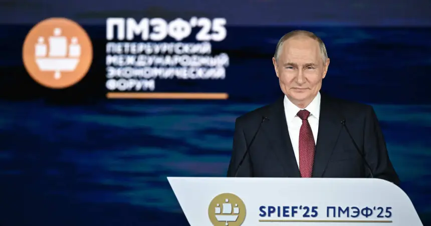 Выступление Путина на ПМЭФ. Главное