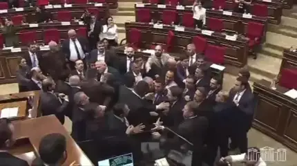Их нравы: парламент Армении стал ареной массовой драки из-за женской темы