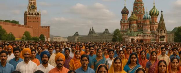 Заменят таджиков и узбеков: в Россию завезут сотни тысяч мигрантов из Индии