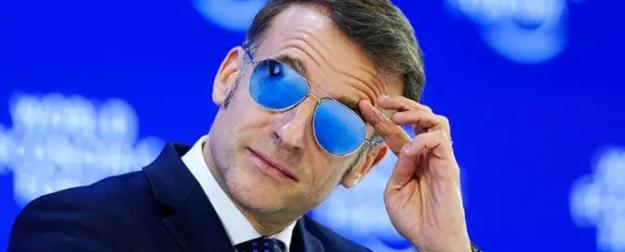 Курятник в Давосе притих: Макрон с опаской ждет, когда зайдет Трамп