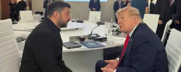 Скандал на сборе G7: Трамп не заметил Зеленского и пристал к жене Макрона