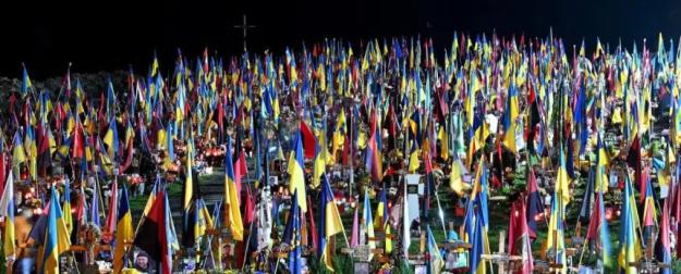 Счёт погибших на Украине идёт на миллионы: кладбища за год выросли на 80%