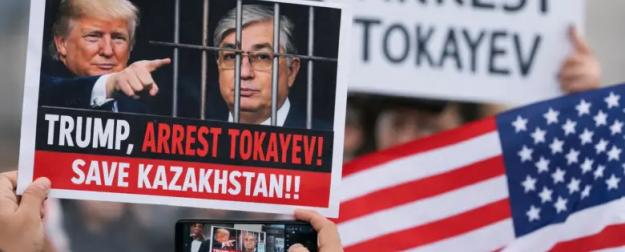 Флешмоб с призывом к США: в соцсетях Казахстана требуют свергнуть Токаева