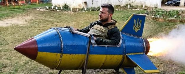 Удивительное путешествие Зеленского на ракете в Москву
