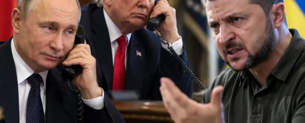 Удар США по Киеву: Зеленский не сдержал ярость после звонка Путина и Трампа