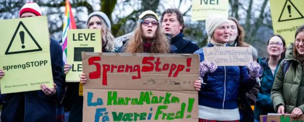 Норвежцы вышли на протесты против завода взрывчатки для ВСУ