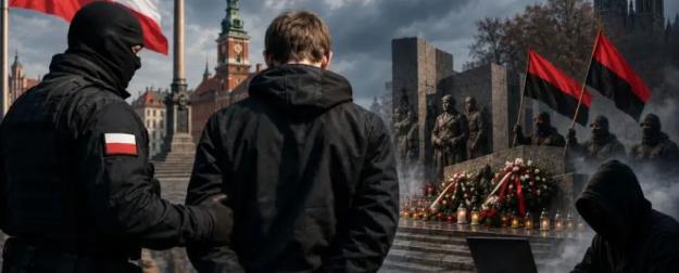 В Польше задержан украинец за прославление бандеровцев «в интересах России»
