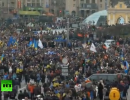 Многотысячный антиправительственный митинг на Майдане