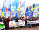 «Украина — не Майдан»: сторонники Януковича собрались в Киеве около здания парламента