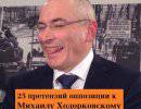 25 претензий оппозиции к Михаилу Ходорковскому