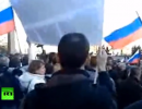 Жители Донецка требуют проведения референдума об отделении от Украины