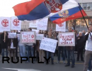 В Белграде провели митинг в поддержку России