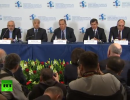 Пресс-конференция Сергея Лаврова и глав МИД прикаспийских государств